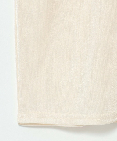 notch.（ノッチ）の「シャイニーフレンチスリーブT（タンクトップ・レディース・パープル系その他/シルバー/オフホワイト/ブラック・M）」の18枚目の写真