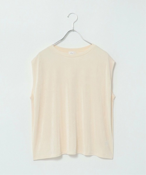 notch.（ノッチ）の「シャイニーフレンチスリーブT（タンクトップ・レディース・パープル系その他/シルバー/オフホワイト/ブラック・M）」の14枚目の写真