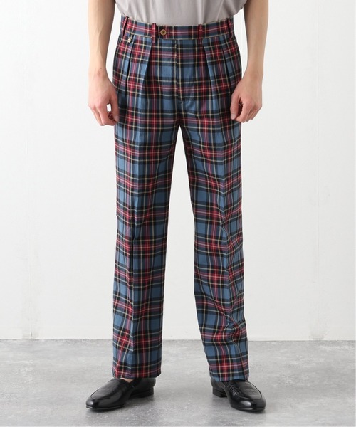 BERNARD ZINS(ベルナルドザンス)の「【BERNARD ZINS / ベルナール ザンス】for ED RASPAIL タータンチェック(その他パンツ・メンズ・レッド・40/38)」の3枚目の写真