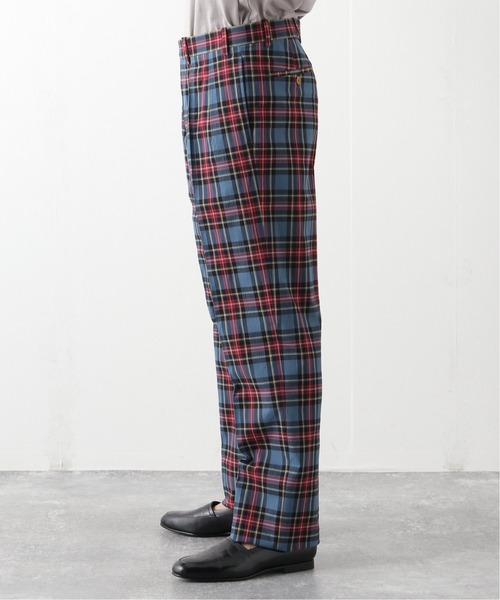 BERNARD ZINS チェック柄シアサッカースラックス size44 BERNARD ZINS: H8 ウール ブラックウォッチ スラックス｜ SHIPS