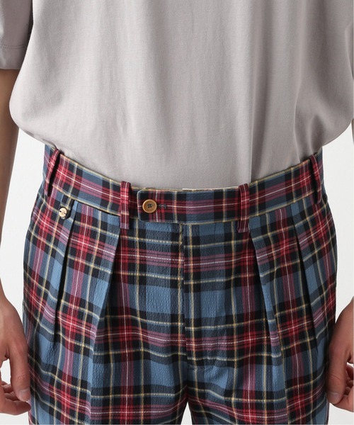 BERNARD ZINS(ベルナルドザンス)の「【BERNARD ZINS / ベルナール ザンス】for ED RASPAIL タータンチェック(その他パンツ・メンズ・レッド・40/38)」の6枚目の写真