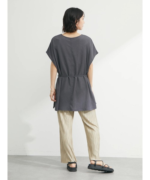 Green　Parks（グリーンパークス）の「ウェーブプリーツパンツ（その他パンツ・レディース・ベージュ/ブラック/ブルー・FREE）」の9枚目の写真