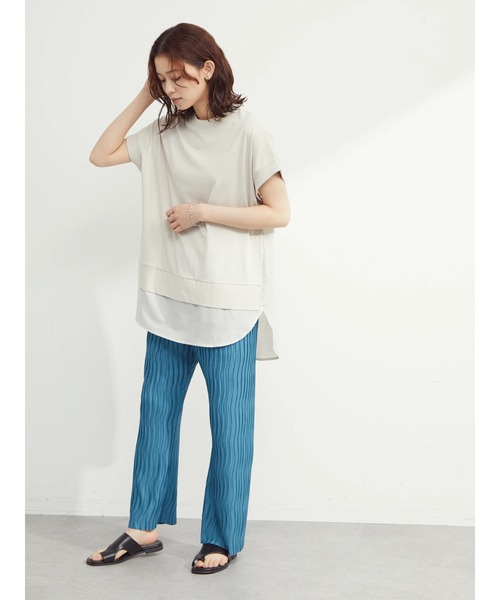 Green　Parks（グリーンパークス）の「ウェーブプリーツパンツ（その他パンツ・レディース・ベージュ/ブラック/ブルー・FREE）」の13枚目の写真