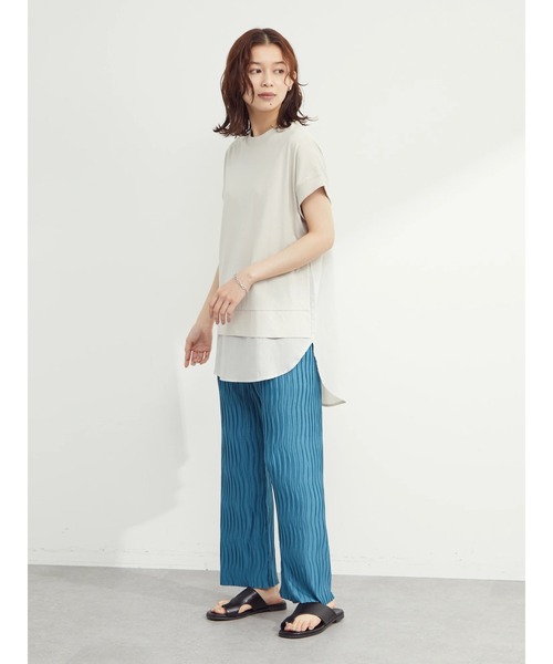 Green　Parks（グリーンパークス）の「ウェーブプリーツパンツ（その他パンツ・レディース・ベージュ/ブラック/ブルー・FREE）」の15枚目の写真