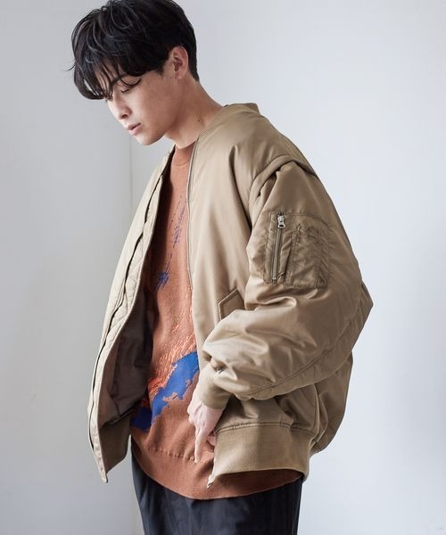 LOWRYS FARM（ローリーズファーム）の「ペイントジャガードニット　345124（ニット/セーター・メンズ・ブラウン/ブラック・FREE）」の14枚目の写真