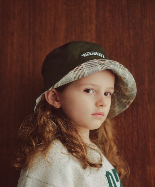 THE SHOP TK （ザ ショップ ティーケー ）の「◆【WEARWELL別注】リバーシブルバケットハット（ハット・キッズ・ブラック/ダークブラウン/カーキ・00）」の3枚目の写真
