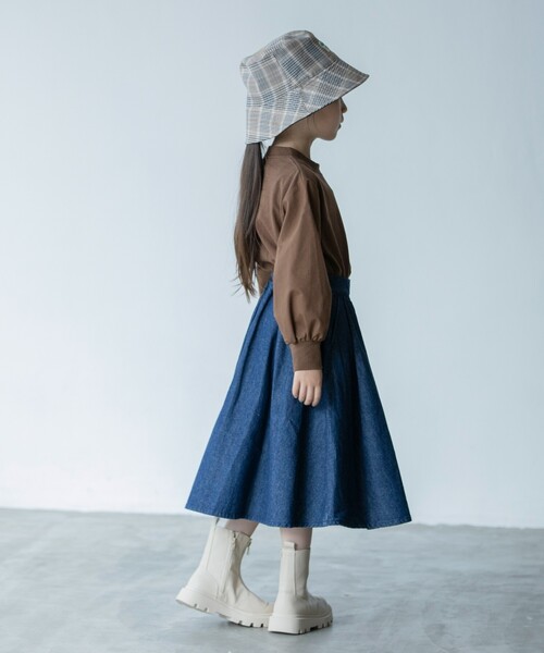 THE SHOP TK （ザ ショップ ティーケー ）の「◆【WEARWELL別注】リバーシブルバケットハット（ハット・キッズ・ブラック/ダークブラウン/カーキ・00）」の4枚目の写真