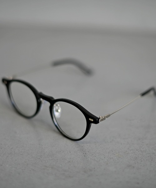 Marient（マリエント）の「Round Frame Glasses/メガネ（メガネ・レディース・クリア/ブラック・FREE）」の4枚目の写真