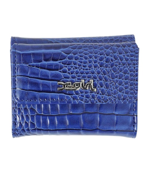 X-girl（エックスガール）の「FAUX CROC MINI WALLET（財布・レディース・ネイビー/ピンク/ブラック・ONE SIZE）」の6枚目の写真