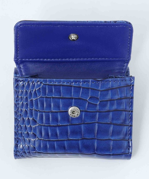 X-girl（エックスガール）の「FAUX CROC MINI WALLET（財布・レディース・ネイビー/ピンク/ブラック・ONE SIZE）」の8枚目の写真