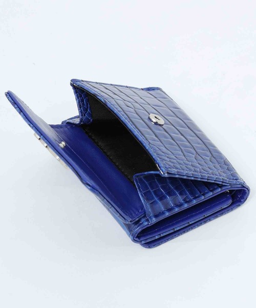 X-girl（エックスガール）の「FAUX CROC MINI WALLET（財布・レディース・ネイビー/ピンク/ブラック・ONE SIZE）」の9枚目の写真