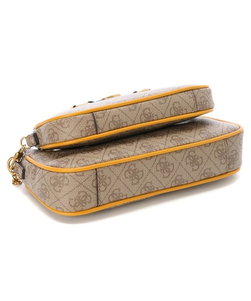 Guess（ゲス）の「IZZY Double Pouch Crossbody（ショルダーバッグ・レディース・イエロー/ブルー/ダークグレー・ONE SIZE）」の8枚目の写真