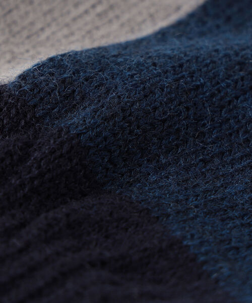 BEAMS(ビームス)の「tet. × BEAMS JAPAN / 別注 プレイカラー グローブ Men(手袋・メンズ・ネイビー/オレンジ・ONE SIZE)」の9枚目の写真