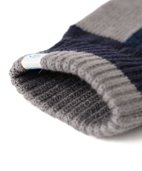 BEAMS(ビームス)の「tet. × BEAMS JAPAN / 別注 プレイカラー グローブ Men(手袋・メンズ・ネイビー/オレンジ・ONE SIZE)」の10枚目の写真