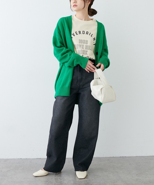 PUAL CE CIN（ピュアルセシン）の「【Du noir】ユーズドライクデニムパンツ（デニムパンツ・レディース・ブラック/インディゴブルー・M）」の4枚目の写真