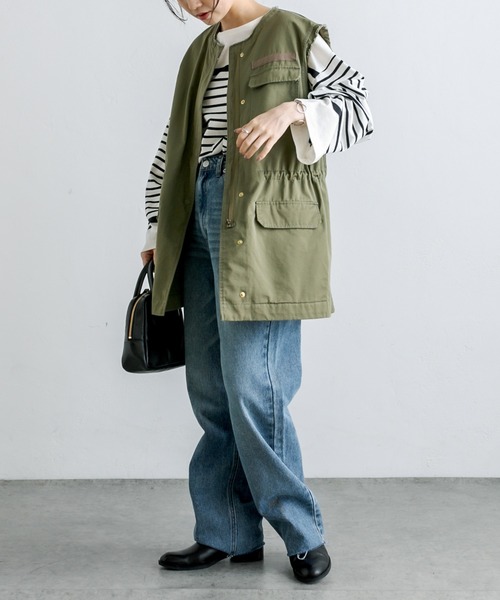 PUAL CE CIN（ピュアルセシン）の「【Du noir】ユーズドライクデニムパンツ（デニムパンツ・レディース・ブラック/インディゴブルー・M）」の20枚目の写真