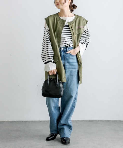 PUAL CE CIN（ピュアルセシン）の「【Du noir】ユーズドライクデニムパンツ（デニムパンツ・レディース・ブラック/インディゴブルー・M）」の21枚目の写真