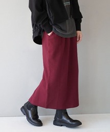 ふっくらカットソー ペンシルスカート