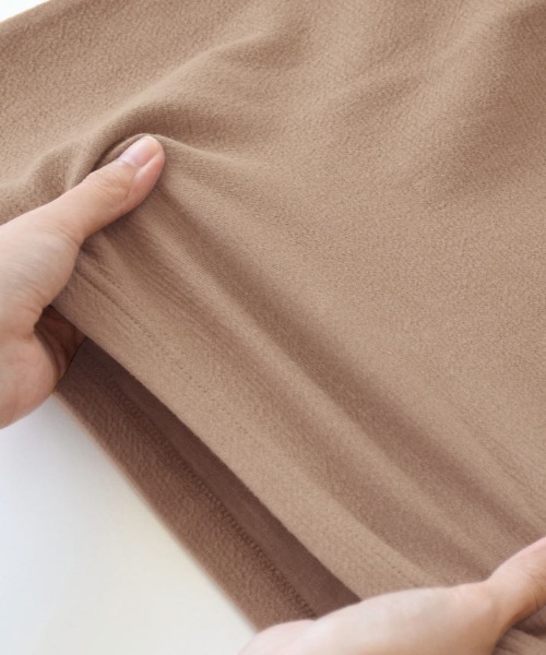 zootie（ズーティー）の「ふっくらカットソー ペンシルスカート（スカート・レディース・スモークピンク/ライム/ベージュ/ライトグレー/ブラック/グリーン/アイボリー/ホワイト/グレイッシュブルー/モカ/ラベンダー/オレンジ/ネイビー/ワインレッド/イエロー系その他/ブラウン系その他・M/L）」の17枚目の写真