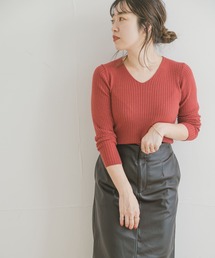 ITEMS URBANRESEARCH | モチモチVネックニット(ニット/セーター)