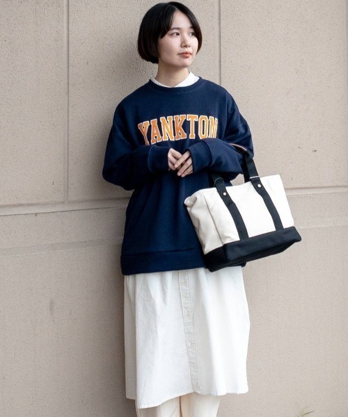 studio CLIP（スタディオクリップ）の「バンドカラーシャツワンピース（ワンピース・レディース・アイボリー/キャメル/グリーン・FREE）」の2枚目の写真