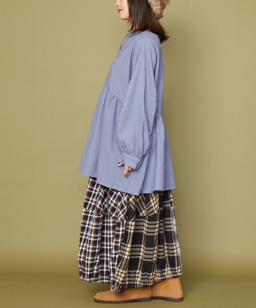 チャイハネ（チャイハネ）の「【チャイハネ】ユータリートップス（その他トップス・レディース・パープル/キャメル/オフホワイト・FREE）」の7枚目の写真