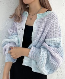 ぽこぽこグラデーションカーディガン【ZOZOTOWN限定アイテム】