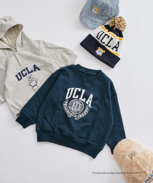 UCLA（ユーシーエルエー）の「【KIDS】【UCLA/ユーシーエルエー】TYPY別注EMBLEMプリントスウェット（スウェット・キッズ・ネイビー・S/XL/M/XXL/L）」の3枚目の写真