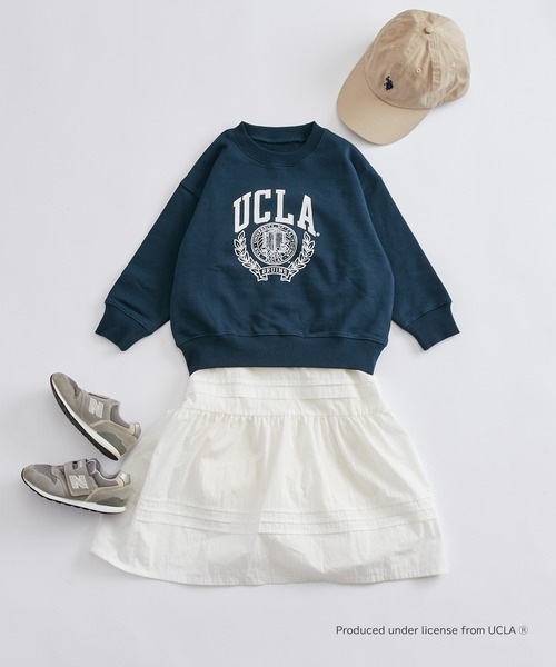UCLA（ユーシーエルエー）の「【KIDS】【UCLA/ユーシーエルエー】TYPY別注EMBLEMプリントスウェット（スウェット・キッズ・ネイビー・S/XL/M/XXL/L）」の2枚目の写真