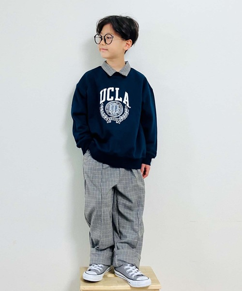 UCLA（ユーシーエルエー）の「【KIDS】【UCLA/ユーシーエルエー】TYPY別注EMBLEMプリントスウェット（スウェット・キッズ・ネイビー・S/XL/M/XXL/L）」の9枚目の写真