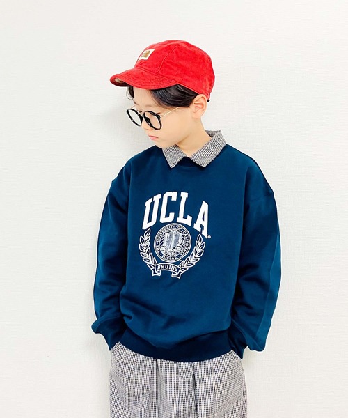 UCLA（ユーシーエルエー）の「【KIDS】【UCLA/ユーシーエルエー】TYPY別注EMBLEMプリントスウェット（スウェット・キッズ・ネイビー・S/XL/M/XXL/L）」の10枚目の写真