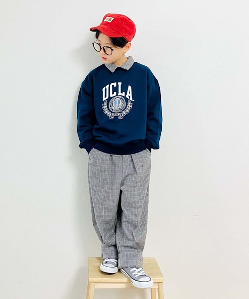 UCLA（ユーシーエルエー）の「【KIDS】【UCLA/ユーシーエルエー】TYPY別注EMBLEMプリントスウェット（スウェット・キッズ・ネイビー・S/XL/M/XXL/L）」の11枚目の写真