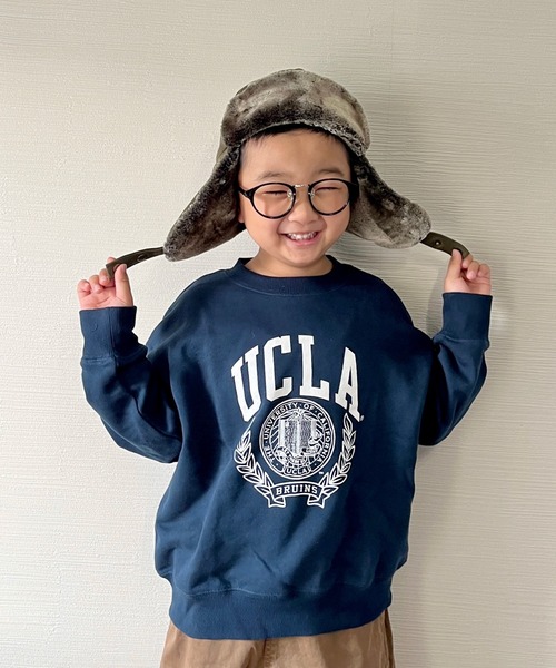 UCLA（ユーシーエルエー）の「【KIDS】【UCLA/ユーシーエルエー】TYPY別注EMBLEMプリントスウェット（スウェット・キッズ・ネイビー・S/XL/M/XXL/L）」の22枚目の写真