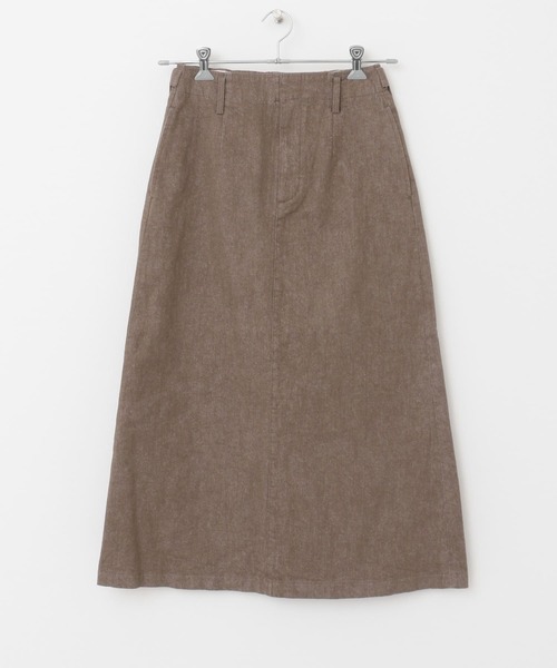 URBAN RESEARCH DOORS(アーバンリサーチドアーズ)の「ストレッチカラーデニムスカート(スカート・レディース・ブラウン/アイボリー・SMALL/MEDIUM)」の6枚目の写真