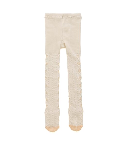 apres les cours(アプレレクール)の「サイドラインお花タイツ(タイツ/ストッキング・キッズ・ネイビー/アイボリー/ラベンダー・120/100/110/90/140)」の4枚目の写真