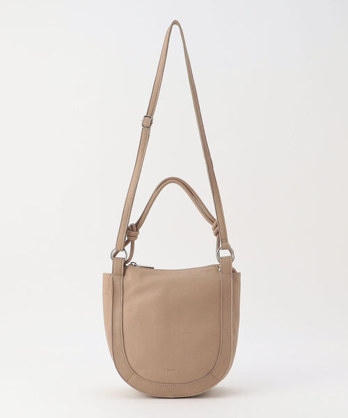 Beau're（ヴュレ）の「【BEAURE/ビュレ】2wayラウンドレザーバッグ（ショルダーバッグ・レディース・ブラック/ベージュ・FREE）」の15枚目の写真