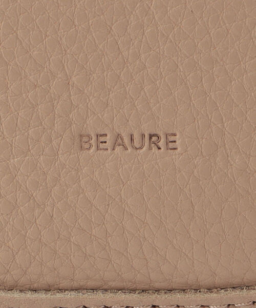 Beau're（ヴュレ）の「【BEAURE/ビュレ】2wayラウンドレザーバッグ（ショルダーバッグ・レディース・ブラック/ベージュ・FREE）」の18枚目の写真