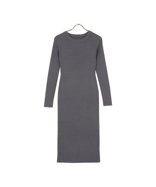 岡部あゆみさんコラボ ] 選べる2タイプ リブニットロングスリーブ