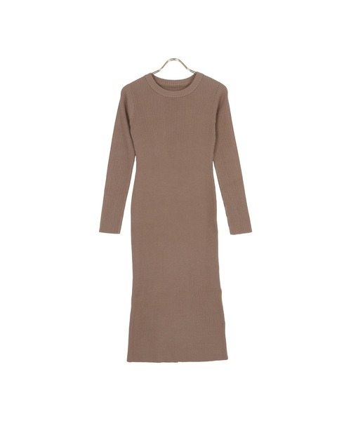 岡部あゆみさんコラボ ] 選べる2タイプ リブニットロングスリーブ