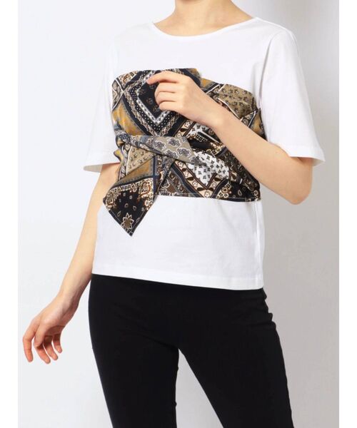 MURUA（ムルーア）の「半袖Tシャツ（Tシャツ/カットソー・レディース・ホワイト・FREE）」の2枚目の写真