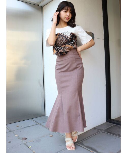 MURUA（ムルーア）の「半袖Tシャツ（Tシャツ/カットソー・レディース・ホワイト・FREE）」の4枚目の写真