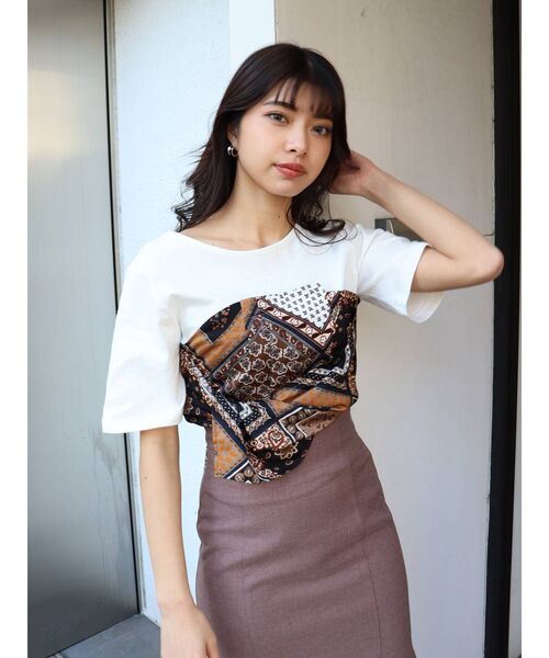 MURUA（ムルーア）の「半袖Tシャツ（Tシャツ/カットソー・レディース・ホワイト・FREE）」の5枚目の写真