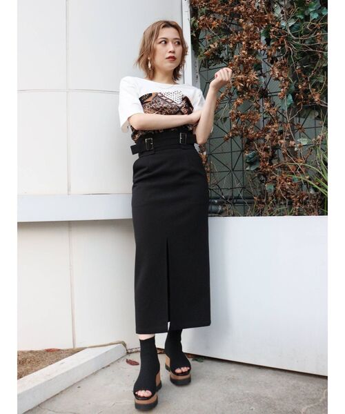 MURUA（ムルーア）の「半袖Tシャツ（Tシャツ/カットソー・レディース・ホワイト・FREE）」の9枚目の写真