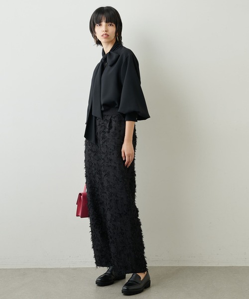 Whim Gazette(ウィムガゼット)の「【THE PAUSE】カットジャガードパンツ(その他パンツ・レディース・ブラック/アイボリー・FREE)」の17枚目の写真