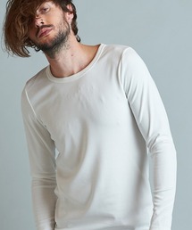 【NO ID.】Teleco Round Long Sleeve T-shirt / テレコ ラウンド ロング スリーブ Tシャツ