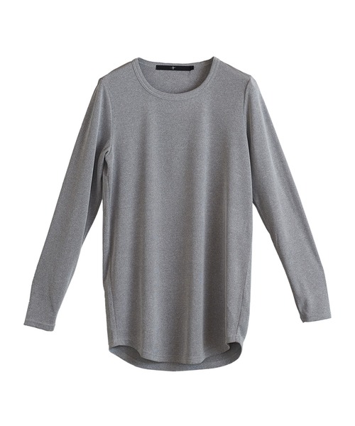 NO ID.(ノーアイディ)の「【NO ID.】Teleco Round Long Sleeve T-shirt / テレコ ラウンド ロング スリーブ Tシャツ(Tシャツ/カットソー・メンズ・グレー/ホワイト/ベージュ/ブラック・2/1)」の9枚目の写真