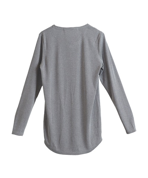 NO ID.(ノーアイディ)の「【NO ID.】Teleco Round Long Sleeve T-shirt / テレコ ラウンド ロング スリーブ Tシャツ(Tシャツ/カットソー・メンズ・グレー/ホワイト/ベージュ/ブラック・2/1)」の10枚目の写真