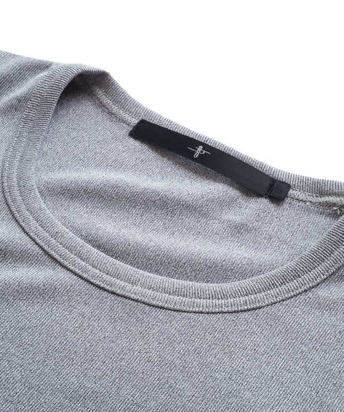 NO ID.(ノーアイディ)の「【NO ID.】Teleco Round Long Sleeve T-shirt / テレコ ラウンド ロング スリーブ Tシャツ(Tシャツ/カットソー・メンズ・グレー/ホワイト/ベージュ/ブラック・2/1)」の11枚目の写真
