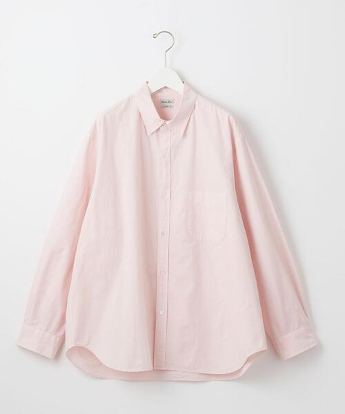 Steven Alan(スティーブンアラン)の「<Steven Alan> G/DYE POPLIN REGULAR COLLAR SHIRT -LOOSE/シャツ(シャツ/ブラウス・メンズ・ライトピンク/ライラック/ホワイト・S/L/XL/M)」の1枚目の写真
