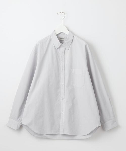 Steven Alan(スティーブンアラン)の「<Steven Alan> G/DYE POPLIN REGULAR COLLAR SHIRT -LOOSE/シャツ(シャツ/ブラウス・メンズ・ライトピンク/ライラック/ホワイト・S/L/XL/M)」の3枚目の写真